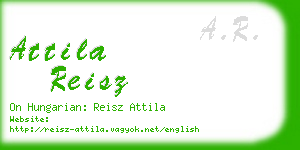 attila reisz business card